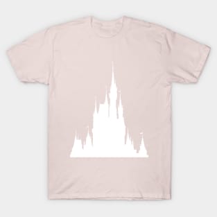 Magic Castle Silhouette Millennial Pink T-Shirt